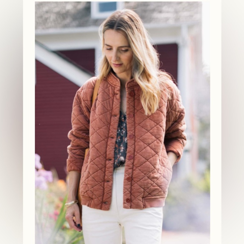 Able Nora Quilted Jacket in Gingerbread